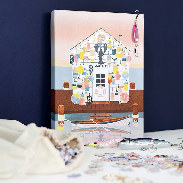 PuzzleFishermanshopAllthewaystosay1000piecesmadeinfrance