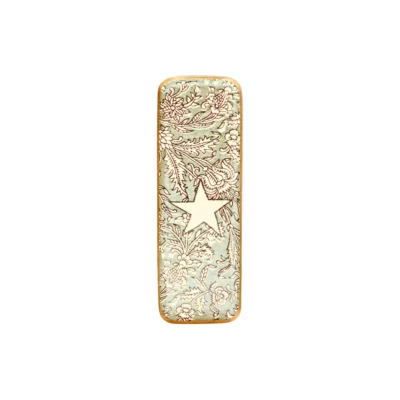 Plateau duo - Flower vert de gris